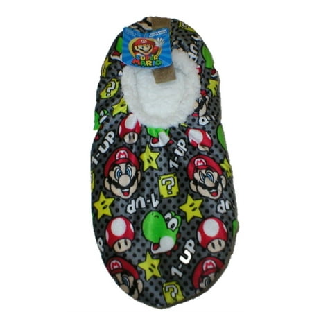 Brother Toddler Boys Fuzzy Babba Slippers S/M 8/13