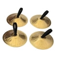 thumbnail image 1 of arctrm Belly Dancing Finger Cymbals Hand Cymbals Portable Percussion Equipment Children 4Pcs, 1 of 10