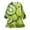 Green Kiwi Fruit, variant on Casual Dresses Nightgowns Velvet Pleated design One-Piece Nightdress for Indoor Outdoor Daily Little-mermaid 3-10T