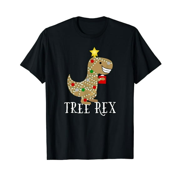 The Original Christmas Tree Rex Shirt Dinosaur T-Rex T-shirt