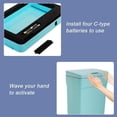 thumbnail image 5 of BestOffice 13 gallon Automatic Plastic Trash Can with Lid, Touch Free with Motion Sensor for Indoor Use, 2 Pack(Blue), 5 of 7