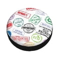 thumbnail image 2 of Kdxio Spare Tire Cover for RV Trailer, Waterproof Wheel Cover,Camper Spare Tire Cover Fit for Rv SUV Truck Travel Trailer -Stamp Set Collection, 2 of 8