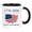 Black, variant on 2-5-0 Years of Freedom Commemorative Mug, USA Independence Day Ceramic Cup, Patriotic Gift for Veterans and History Buffs