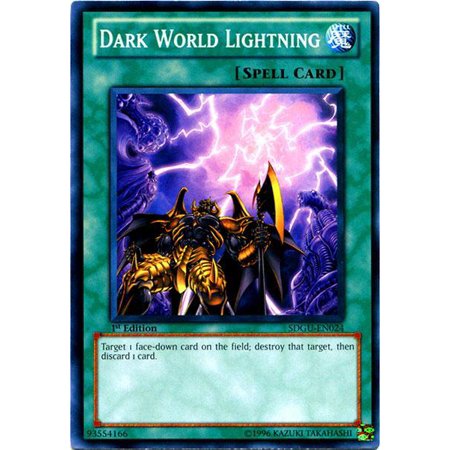 YuGiOh Structure Deck: Gates of the Underworld Dark World Lightning