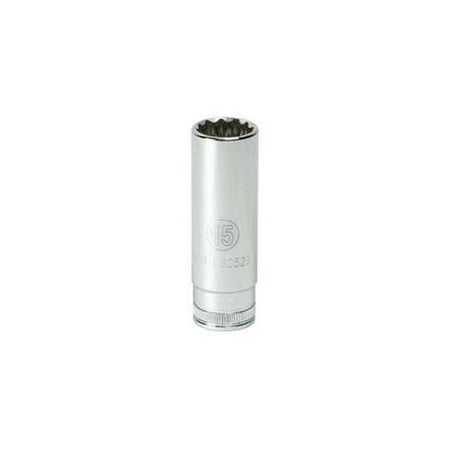 

GearWrench 80529 3/8 Drive 6 And 12 Point Metric Deep Length Sockets