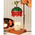 thumbnail image 3 of Funistree Strawberry Candle Warmer Lamp with Timer Dimmable, Height Adjustable Wax Warmer, Gifts for Women Mom Wife, Candle Melting Light for Jar Candles with 2 Bulbs, 3 of 12
