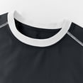 thumbnail image 6 of Men's Solid Color Cotton T-Shirt Short Sleeve Crewneck Casual Tee Moisture Wicking Summer Tops Essential Outfits Fit for Him | JASKFLY,Black L, 6 of 8