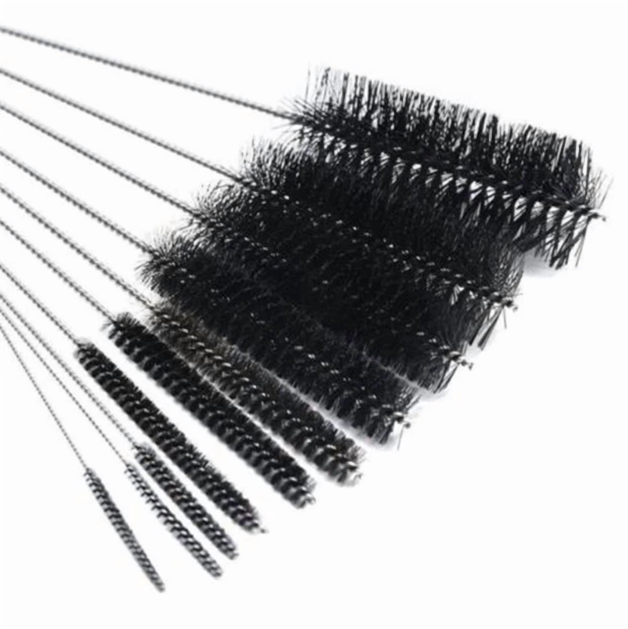 Stainless Steel Cleaning Brush 10 Piece Set Straw Brush Water Cup Kettle Brush
