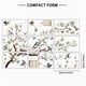 thumbnail image 2 of Calcomanías de pared con diseño de pájaro magnolia, árbol, flores, pegatinas de pared, decoración de flores blancas, decoración del hogar con magnolia, 2 of 9