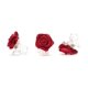thumbnail image 2 of 10 x pinzas para el pelo con forma de flor - accesorios para el pelo de novia - pinza para el pelo con forma de rosa - rojo burdeos, 2 of 4