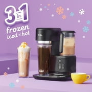 Mr. Coffee® Single-Serve Frappe™, Iced, and Hot Coffee Maker and Blender, Black with 2 To-Go Tumblers, Reusable Coffee Filter