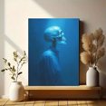 thumbnail image 6 of Gothic Skeleton Valentine Canvas Print, Dark Academia Spooky Halloween Ready To Hang Home Wall Decor Art, 6 of 8