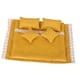thumbnail image 3 of Juego de ropa de cama de simulación para casa de muñecas en miniatura de 1/12, sábana de tela, almohada y edredón. Amarillo, 3 of 9