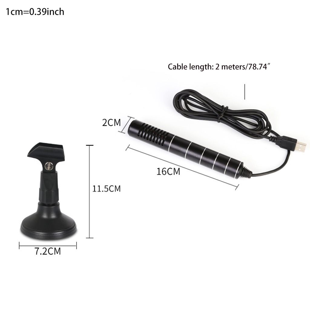 BQBQERT Metal Microphones for for Vlog Video Live Streaming Recorder Microphone Condens