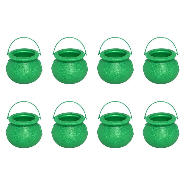 Halloween Witch Decorations Set with 8 Mini Witch Jars for Home Holiday Display