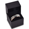 TRUMIUM Tungsten Carbide Wedding Bands For Men & Women - 2mm, 4mm, 6mm, 8mm Widths, 18k Gold Plated, Matte Finish, Size 4-13