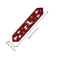 thumbnail image 2 of Trovenix Christmas Decorative Table Runner Long Strip Table Scarf For Dining Table Mantel Holiday Party Layout Winter Home Decor, 2 of 6