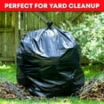 thumbnail image 6 of 65 Gallon Trash Bags for Toter, (Value-Pack 50 Count w/Ties) Extra Large 64 Gallon Heavy Duty, 60 Gal Trash Bags Outdoor Garbage Can Liner for CustodiansExtra Large Garbage Bag 70 Gallon, 6 of 6