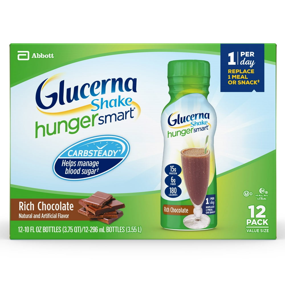 Glucerna Hunger Smart, Diabetes Nutritional Shake, To Help Manage Blood