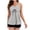 White, variant on VerPetridure Tankini Bathing Suits for Women Floral Print Swimsuits Two Pieces Modest Swimming Wear Sports Tank Tops with Boyshorts