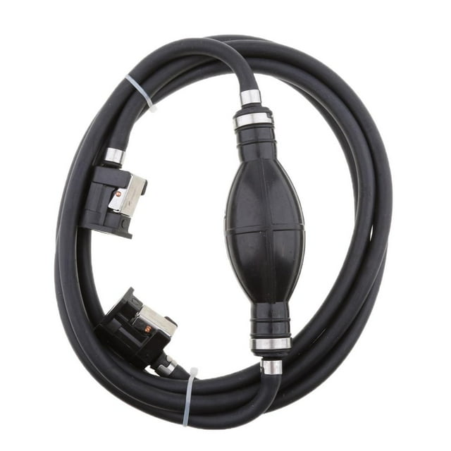 jinwen 10Ft 3 Meter Rubber 1/4 inch Marine Outboard Boat Fuel Line Assembly with Primer