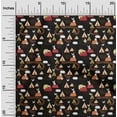 thumbnail image 2 of oneOone Tissu Flex Coton Noir pour Enfants Matériel de Robe de Camp Tissu Imprimé au Mètre 40 Pouces de Large, 2 of 4