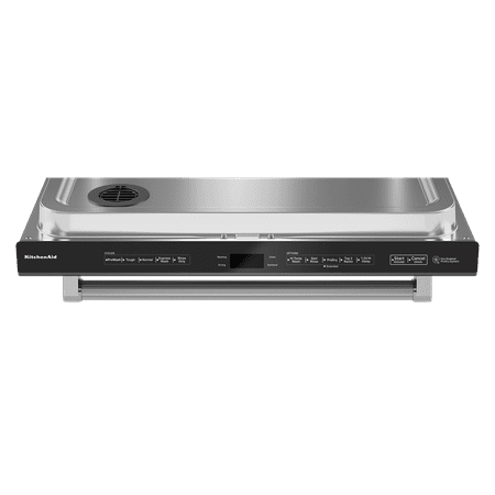 KitchenAid - Top Control Built-In Dishwasher with Stainless Steel Tub, FreeFlex Third Rack, 44dBA - Black Stainless Steel