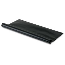 Lineco Leather Book Cloth - 17" x 19", Gloss Black, Rolled Sheet