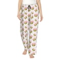 thumbnail image 2 of Picia Avocado Lovers Womens Soft Woven Cotton Elastic Waistband Sleep Pajama Pant Lounge Sleep Pant With Pockets And Drawstring-Large, 2 of 9