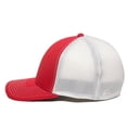 thumbnail image 5 of OC Sports MWS1125 Proflex Fit Sandwich Mesh Ball Cap - Red White, 5 of 8
