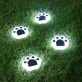 thumbnail image 2 of Solar Lawn Light Outdoor Solar Light LED Underground Light New Garden Landscape Light (1 Piece Bear Paw), 2 of 3