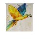 thumbnail image 1 of ABPHQTO Parrot Bird Japonés Noren Cortina Puerta Ventana Tratamiento Cortinas 85x90 cm, 1 of 1