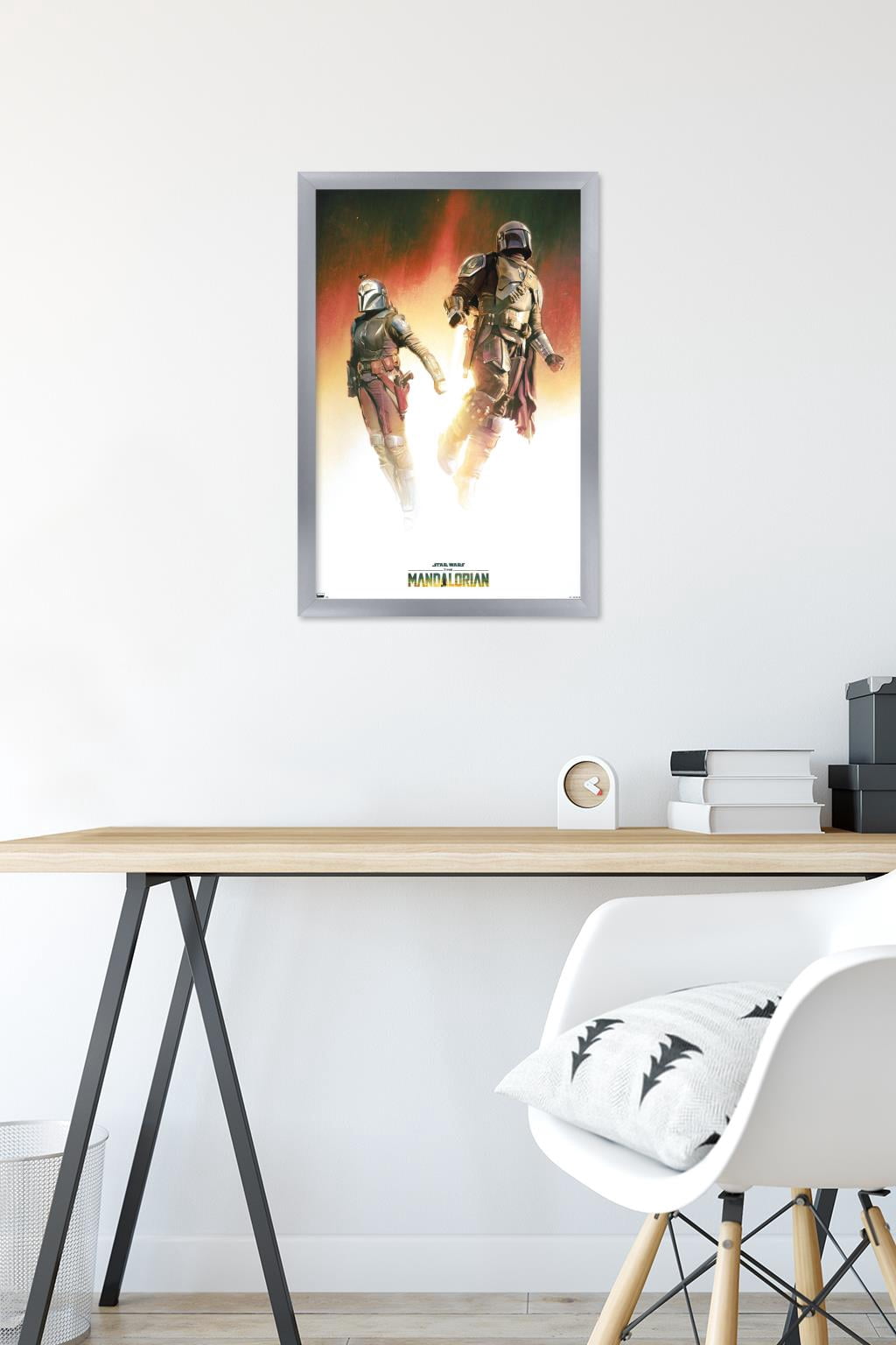 Star Wars: The Mandalorian Season 3 - Duo Wall Poster, 14.725" x 22.375" Framed