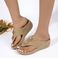thumbnail image 2 of Pandaie Orthopedic Sandals for Women 2026 Dressy Casual Summer Arch Support Flip Flops Comfortable Beach Vacation Slip on Slides Khaki Size 9.5, 2 of 9