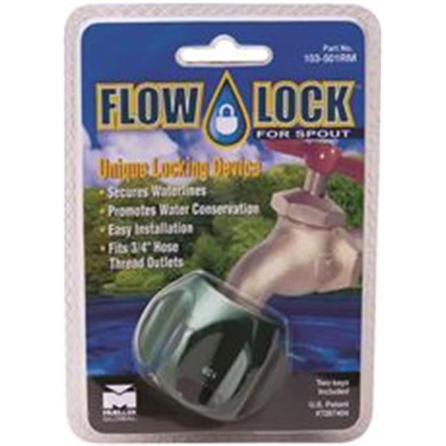 Mueller Industries 103501RM Flow Lock Hose Bibb Lock Mixed Keys