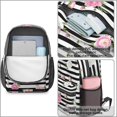 thumbnail image 4 of Pioneer Flower Floral Print Pattern 17" School Backpacks for Teens,Waterproof Oxford Fabric,S-Shape Padded Straps for School,Travel,Hiking,Camping, 4 of 5