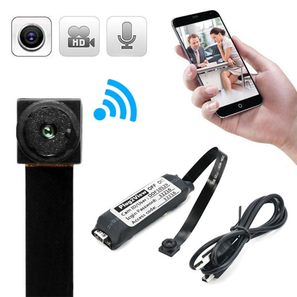 HD Mini Camera Wireless WIFI IP Pinhole Home Security Micro DVR DIY
