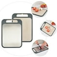 thumbnail image 3 of Stainless Steel Cutting Board Double-sided Chopping Board Kitchen Cutting Board, 3 of 8
