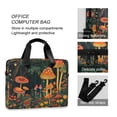 thumbnail image 4 of FORMRS 16" Laptop Bag Carrying Sleeve Case with Handle Travel Shoulder Briefcase, Forest Mushroom, 4 of 8