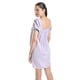 thumbnail image 3 of Vestido de lino escote cuadrado Roman Fashion /Juvenil, 20372 (Lila) lila CH, 3 of 5