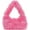 Pink, variant on Women's Faux Fur Fuzzy Hobo Bag Furry Handbag Purse