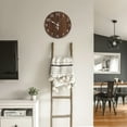 thumbnail image 5 of Style Wall Clock For Living Room Bedroom 24 Hour Display Modern Density Board Hanging Clock With Design, 5 of 5