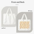 thumbnail image 2 of Yiaed Flower Fox Print Fluffy Shoulder Bag Plush Bags Women Ladies Tote Bag Fluffy White Furry Purse Handbag for Autumn and Winter, 2 of 7