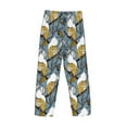 thumbnail image 5 of Xecao Squirrel And Leaves Men's Straight Lounge Pajama Pants: The Ultimate in Comfortable Sleepwear, 5 of 9