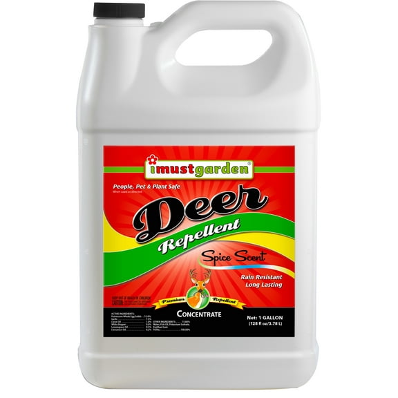 I Must Garden Deer Repellent: Spice Scent - 1 Gallon Concentrate