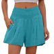 thumbnail image 1 of Pantalones informales holgados de verano para mujer: cintura elástica, lavables a máquina, tejido transpirable para la playa o el hogar, opciones de estilo versátiles., 1 of 5