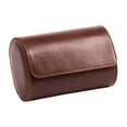 thumbnail image 2 of Estuche de viaje para relojes, caja de almacenamiento ligera para hombres y mujeres, estuche enrollable para relojes, organizador de cuero sintético Doble, 2 of 8