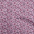 thumbnail image 1 of oneOone Silk Tabby Pink Fabric Batik Sewing Fabric By The Yard Printed Diy Clothing Sewing Supplies 42 Inch Wide, 1 of 5
