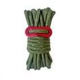 thumbnail image 1 of Nvzi 2 cordones de nailon trenzado de 5 mm para acampar, hamacas, tendederos, senderismo y pesca, 4 yardas, color verde oscuro, 1 of 4