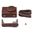 thumbnail image 3 of Portable Camera Case Synthetic Leather Camera Carry Bag with Shoulder Strap Replacement for Ricoh GR3 GR III/ GR3X Camera, 3 of 7
